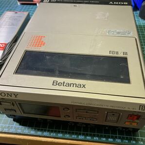 ソニー SONY ベータマックス ポータブルビデオデッキ Betamax SL-B5の画像2