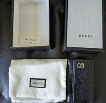 1円出品！【極美品】グッチ GUCCI 473924 レザー GGメタル 6連 キーケース GGマーモント レザー_画像7