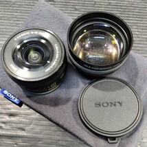 SONY レンズのみ E 3.5-5.6/PZ 16-50 OSS TELE CONVERSION LENS ×1.7 VCL-HG1737C_画像1