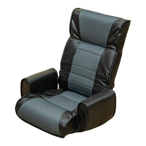 肘掛付き座椅子 7段階 リクライニング ハイバック メッシュ PVC 合皮シート ブラック CXD-01(BK)