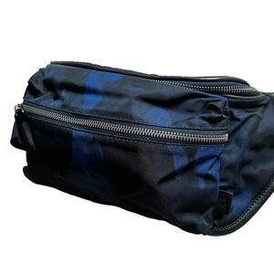  prompt decision *felisi* Italy made body bag Felisi camouflage blue group color waist bag shoulder bag 