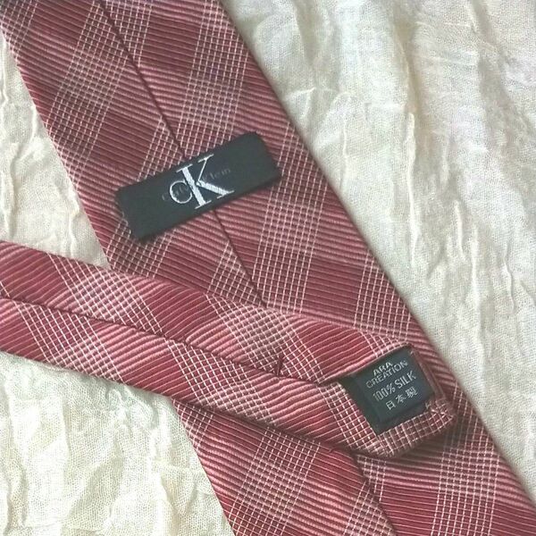 Calvin Klein　カルバンクライン　ネクタイ　シルク100%　日本製