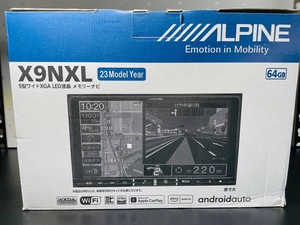 未使用　送料無料　アルパイン 9インチカーナビ ビッグX X9NXL　(X9NX2の廉価版 無料地図更新１回付)　2023年モデル 9型