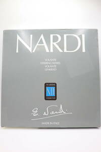 未使用　NARDI(ナルディ) SPORTS TYPE ラリー パンチングレザー ディープコーンタイプ レッドステッチ 330mm ステアリング N753