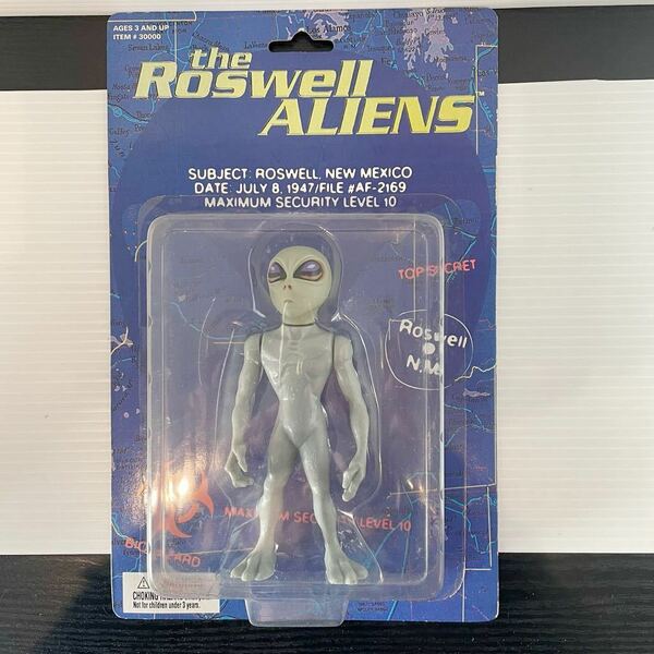 1996　ロズウェル エイリアンズ　アクションフィギュア　グレイ　宇宙人　未開封　The Roswell ALIENS　ビンテージ