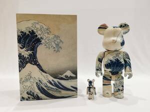 BE@RBRICK 葛飾北斎「神奈川沖浪裏」 100％ & 400％