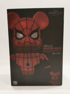 未開封 BE@RBRICK SPIDER-MAN UPGRADED SUIT 100％ 400%