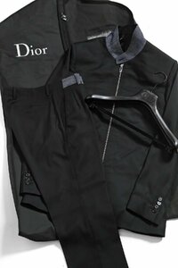 Dior HOMME / 13AW 美品 襟デニム ジャケット パンツ セットアップ / JKT 48 / PT 46 / 333C251J2200 ディオールオム 国内正規