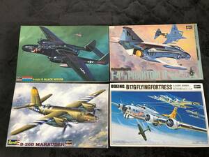 当時物！在庫品・ハセガワ 等・1/48or1/72 戦闘機プラモ 120サイズ詰め合わせ！・No.2・未開封品・現品限り！