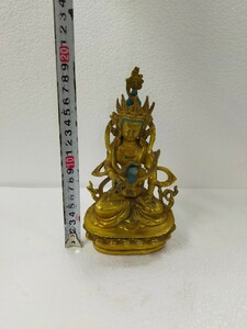 仏教美術 チベット仏教 美術品 銅製 置物 仏像 古銅