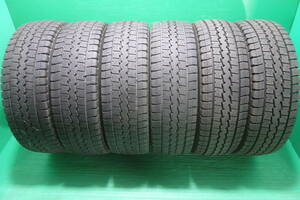 L480-20 送料無料 225/75R16 118/116L スタッドレスタイヤ LT 6本セット ダンロップ WINTER MAXX LT03M 8分山 2020年製 ダイナ エルフ