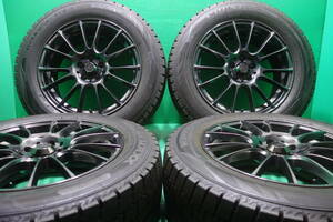 L599-22 送料無料 225/60R17 スタッドレス 4本セット ダンロップ WINTER MAXX WM02 9分山 溝たっぷり フォレスター XV