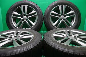 L685-22 送料無料 205/55R16 スタッドレス 4本セット ダンロップ WINTER MAXX WM02 8分山 溝たっぷり スバル純正 インプレッサ