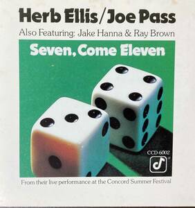 Herb Ellis & Joe Pass / Seven, Come Eleven 中古CD　輸入盤