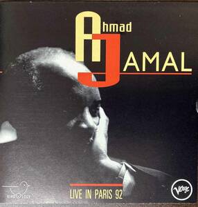 Ahmad Jamal / Live in Paris 92 中古CD　輸入盤