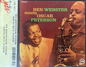 Ben Webster & Oscar Peterson / Ben Webster Meets Oscar Peterson 中古CD　輸入盤　帯付き