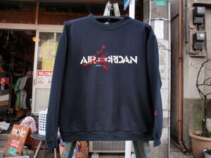  Vintage US made Nike Michael Jordan black . sweatshirt size L(14~16)