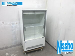 ■サンデン冷蔵ショーケース・VRS-68XE・19年製・100V・W633×D435ｍｍ・中古・厨房専門店!!（4i109m）