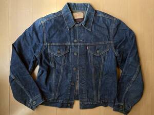 60s 濃紺 70505 ビッグE size 42 裏地付き Levis USA製 サード 4th ヴィンテージ 1st 2nd 3rd 506 507 557 558 559 71205 50s 60s 70s 赤耳