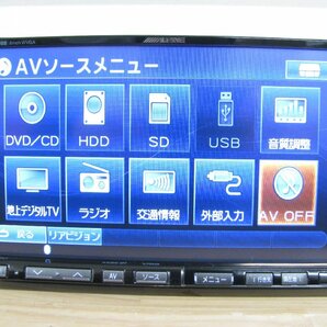 [107430-B]アルパイン 8インチ BIG-X HDDナビ VIE-X088本体 4×4地デジチューナー/Bluetooth内臓 地図2010年 動作確認済の画像7