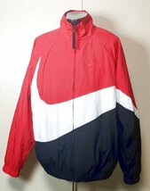 ナイキ ビッグスウッシュ ウーブンジャケット M ウインドブレーカー AR3133-657 NIKE HBR STMT WOVEN JACKET BIG SWOOSH_画像1