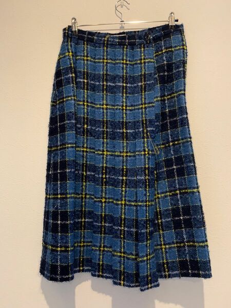 ミナペルホネンmina perhonen tartan 巻きスカート