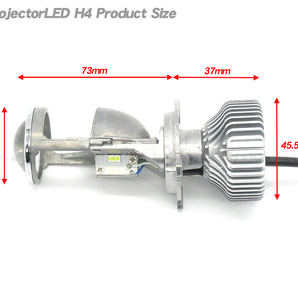 車検対応 G6 プロジェクター LED バルブ H4 Hi/Lo 12V 5500K IP65 2灯◆オートバイ ZX-12R FZ-1 YZF-R1 YZF-R6 FZS1000 YZF1000Rの画像5