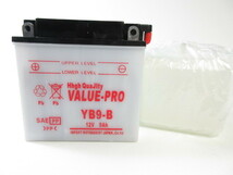 YB9-B 開放型バッテリー ValuePro / 互換 FB9-B GM9Z-4B エリミネーター125 スペイシー125[JF02] ベンリー125_画像4
