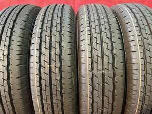 送料無料　新車外し　155/80R14　88/86N　LT　ダンロップ　SP175L　2023年製　４本セット　サクシード　プロボックス