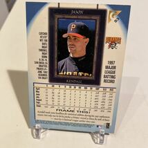 1998 Topps Gallery #53 Jason Kendall MLB baseballトレカ_画像2