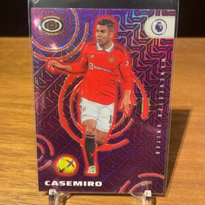 2022-23 PANINI CHRONICLES Casemiro DYNAGON PURPLE MOJO PRIZM soccerトレカ