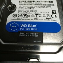 HDD　500GB SATA /32MB Cache WD5000 AZLX 訳あり　_画像2