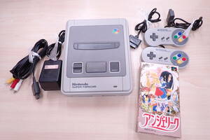1円~ Nintendo 任天堂 スーパーファミコン 本体 SHVC-001 ネオロマンスゲーム アンジェリーク ソフト セット M01064T