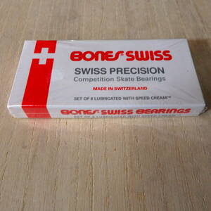 ★☆新品未開封品！☆BONES社製 “BONES SWISS” BEARING★スケボー ベアリング★匿名配送☆☆送料230円☆