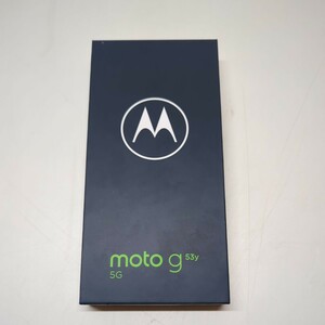 ワイモバイル Motorola moto g53y 5G A301MO アークティックシルバー 新品未開封品①