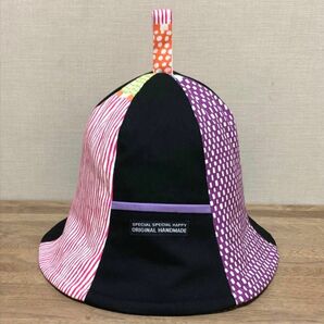 サウナハット　ハンドメイド品　カラフル