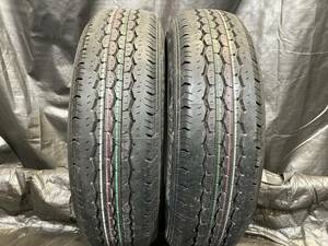 極上品 ブリヂストン 195/80R15 107/105L RD613 2本セット ライン付き 195/80-15 ハイエース キャラバンに