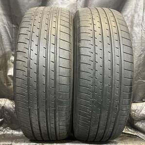 バリ溝 ヨコハマ 225/60R18 BluEarth-XT E61 2本セット 中古タイヤ 2021年製 225/60-18 エクストレイル ハリアー RAV4 などの画像1