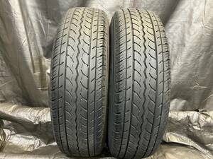 バリ溝 ヨコハマ 195/80R15 103/101L JOB RY52 2本セット 中古タイヤ 195/80-15 ハイエース キャラバン