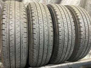 バリ溝 ヨコハマ 185/75R15 106/104N RY55 4本セット 2021年製 185/75-15 ライトトラック専用