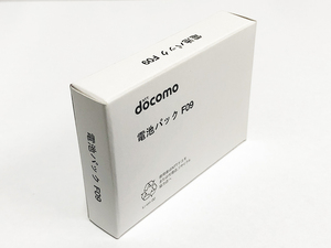 NTTdocomo 電池パック F09 未使用品 ドコモ リチウムイオン電池 AAF29091 充電確認済