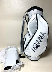 HONMA ホンマ キャディバッグ ホワイト CB-12213 9インチ 3.1kg 本間ゴルフ 未使用