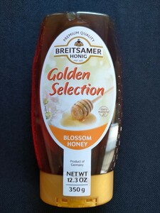 純粋はちみつ ドイツ産350g 蜂蜜 ブライトザマー ゴールデンセレクションハニー スクイーズボトル 純正ハチミツ（中国産ではありません）