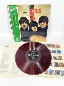 帯付 赤盤 THE BEATLES ビートルズ BEATLES FOR SALE ビートルズ フォー セール レコード OP-8442 LP 