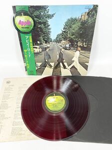 丸帯・補充表付・赤盤◆アビイロード　ザ・ビートルズ　ABBEY ROAD THE BEATLES AP-8815