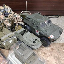 100円～ 戦車 タイヤ駆動戦車 運搬車 プラモデル ラジコン タミヤ 等 まとめ 玩具 ミリタリー ジャンク_画像4