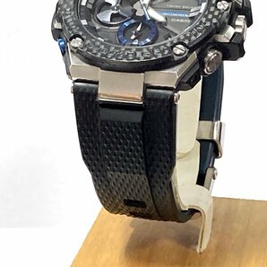 CASIO/カシオ G-SHOCK G-STEELタフソーラー モバイルリンク腕時計 カーボンベゼル GST-B100XAの画像9