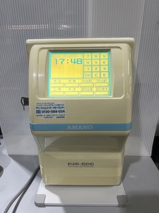 ◆AMANO アマノ タイムカード レコーダー PJR-500 Part-time Job Recorder◆