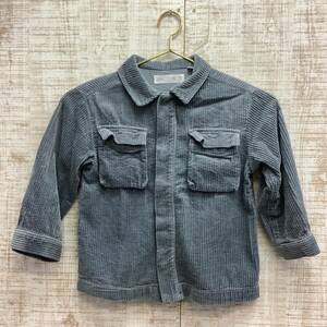 A431◇ZARA | ザラ　コーディロイ　長袖シャツ　4-5 YEARS 110cm