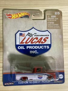 ☆未開封 セブンイレブン限定 ホットウイール【’62 シェビー ピックアップ HotWheels CUSTOM ‘62 CHEVY PICKUP OIL PRODUCTS INC.)】☆